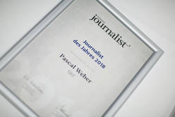 Schweizer Journalist - Journalisten des Jahres 2018