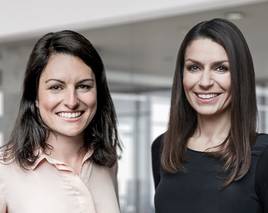 Katrin Hermanns und Katrin Weisbach rücken bei BCW auf
