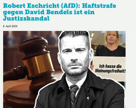 Zensur? David Bendels erhält Bewährungsstrafe für Post zu Nancy Faeser