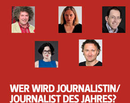 Wer ist 2017 "Journalistin, Journalist des Jahres"?