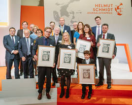 Helmut Schmidt Journalistenpreis zum dritten Mal an Frederic Obermaier und Bastian Obermayer