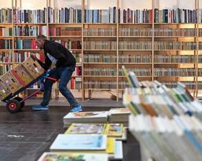 Leipziger Buchmesse - Vor der Eröffnung