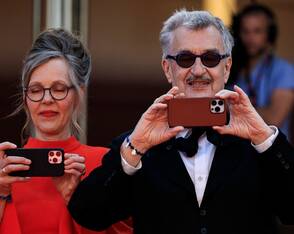 Schnappschuss bei den Filmfestspielen in Cannes