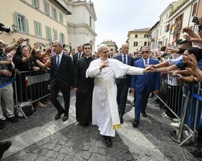 Papst Leo XIV. in Castel Gandolfo