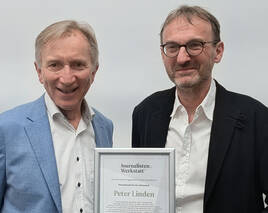 Lebenswerk-Ehrung für Journalisten-Ausbilder Peter Linden