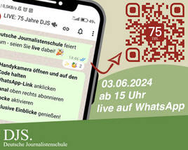 Deutsche Journalistenschule feiert 75-jähriges Bestehen