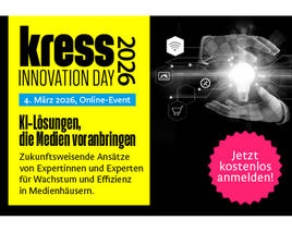 „kress Innovation Day“ am 4. März: KI-Strategien für Publisher im Praxistest