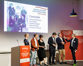 „Journalistinnen und Journalisten des Jahres“: Correctiv-Team ausgezeichnet